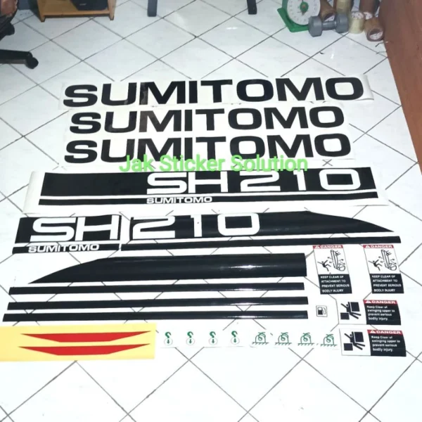 Stiker Excavator Sumitomo SH210-6