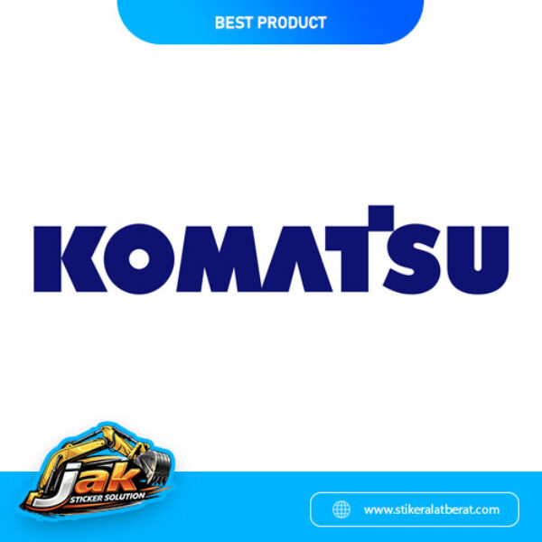 Sticker Komatsu